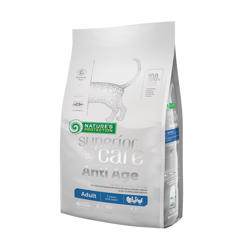 Nature's Protection Cat Superior Care Adult Anti Age 1.5kg