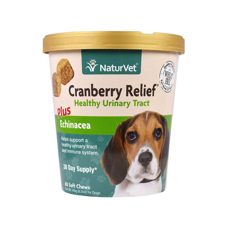 NaturVet Cranberry Relief Health Urinary Tract 60cts