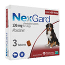 Nexgard Afoxolaner Chewable Tablets for Dogs 25-50kg 3tablets
