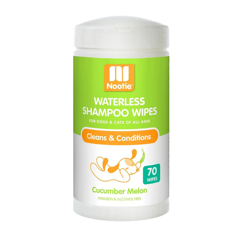 Nootie Waterless Shampoo Wipes - Cucumber Melon 70sheets