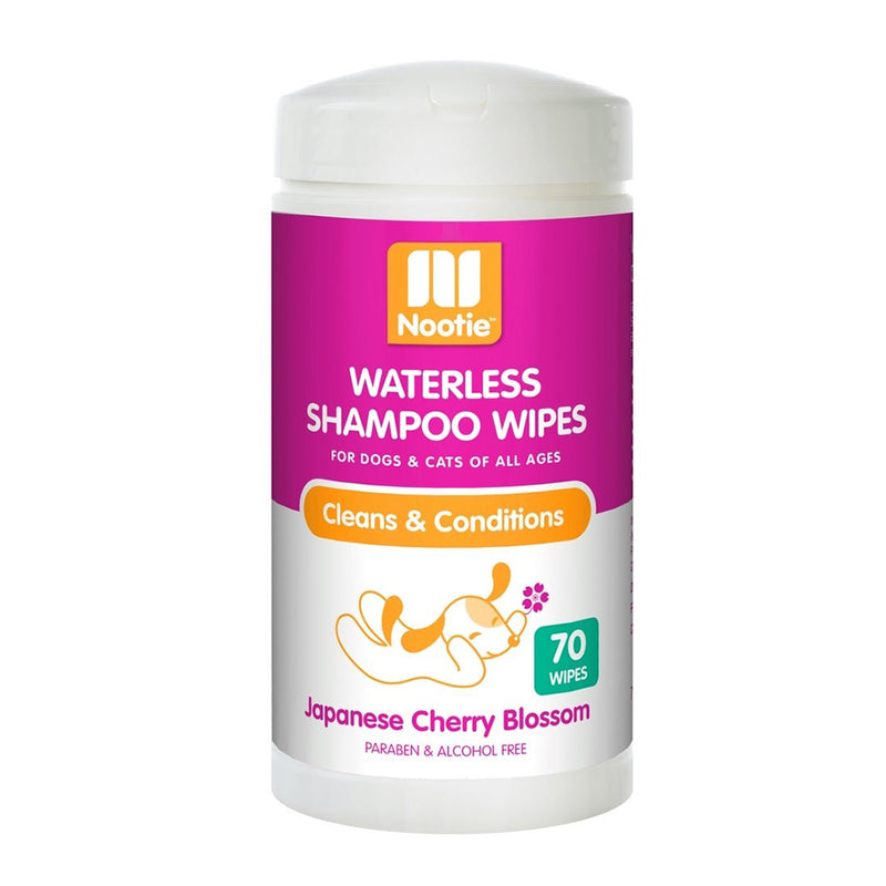 Nootie Waterless Shampoo Wipes - Japanese Cherry Blossom 70sheets