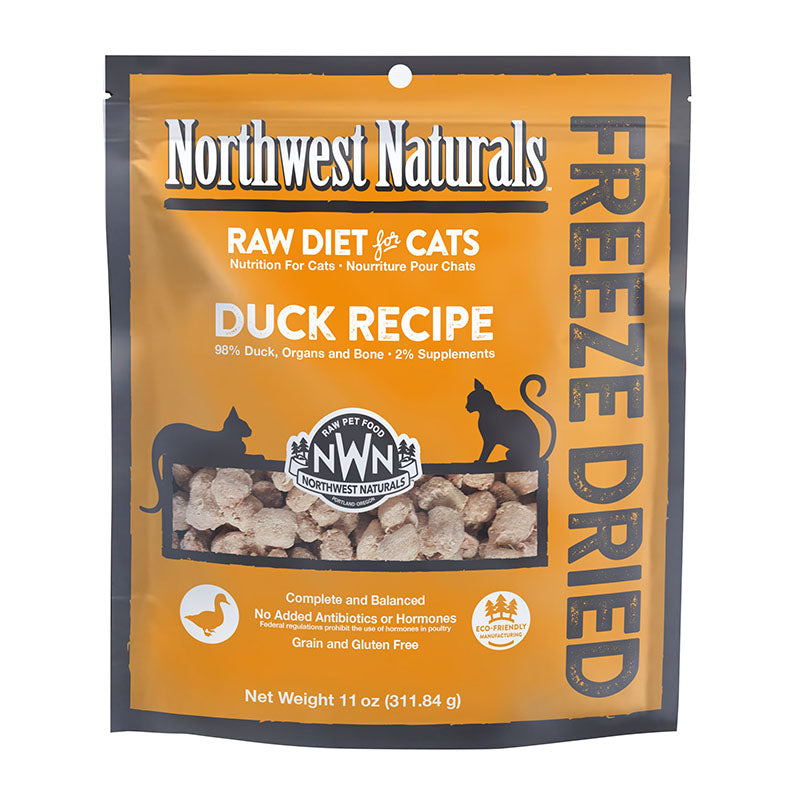 Northwest Naturals Cat Duck Freeze Dried Nibbles 11oz