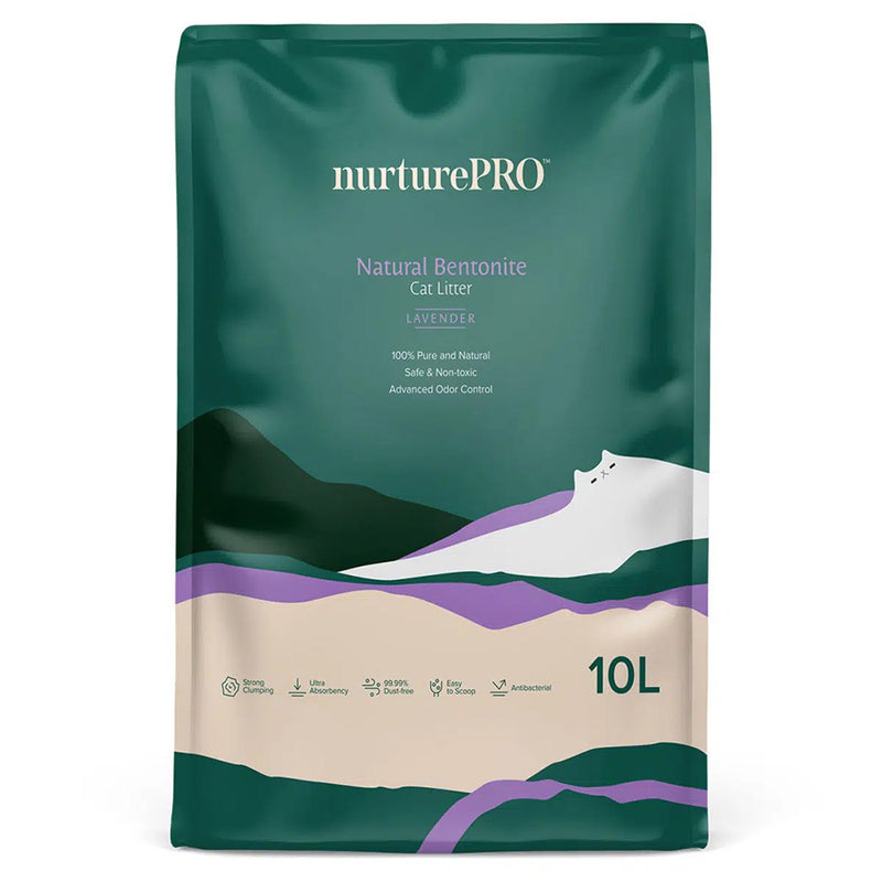 Nurture Pro Bentonite Cat Litter Lavender 10L