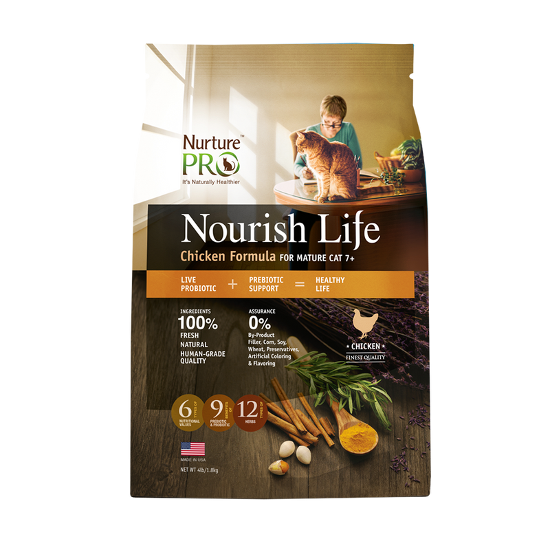 Nurture Pro Nourish Life - Cat Mature 7+ Chicken Formula 300g