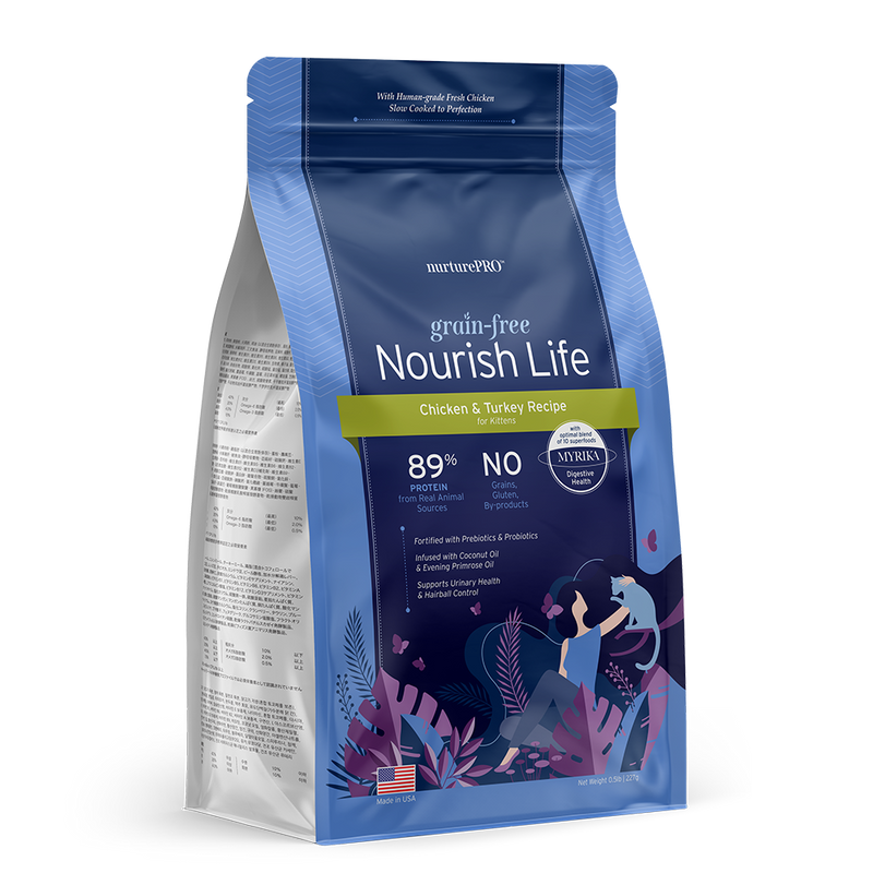Nurture Pro Nourish Life - Cat Grain-Free Chicken & Turkey for Kittens 0.5lb