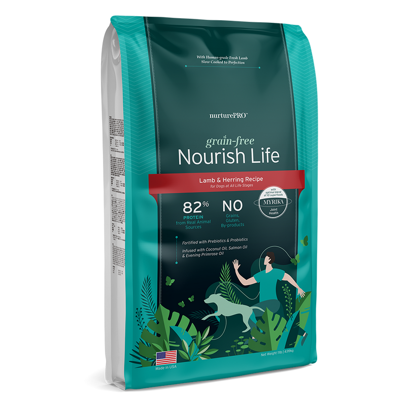 Nurture Pro Nourish Life - Dog Grain-Free Lamb & Herring 11lb