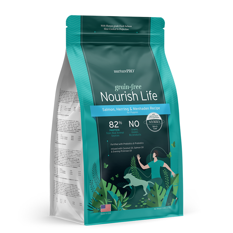 Nurture Pro Nourish Life - Dog Grain-Free Salmon, Herring & Menhaden for Puppies 0.6lb
