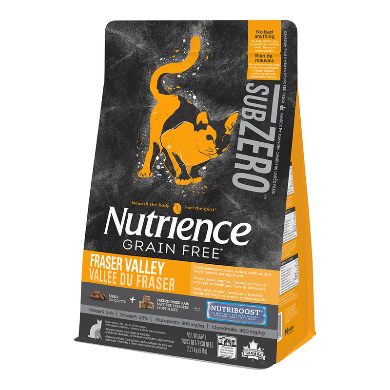 Nutrience Cat Subzero Fraser Valley Formula 2.27kg