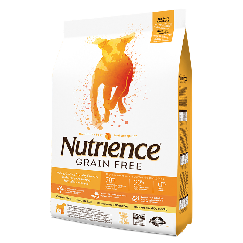 Nutrience Dog Grain Free Turkey, Chicken & Herring Formula 10kg