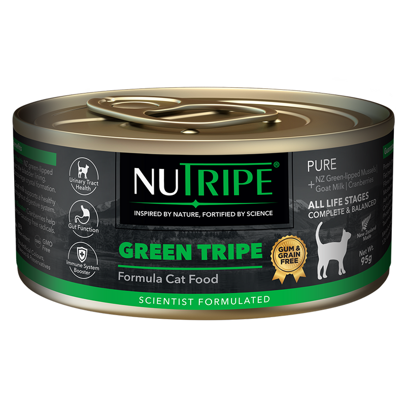 Nutripe Cat Gum & Grain Free Pure Green Tripe 95g