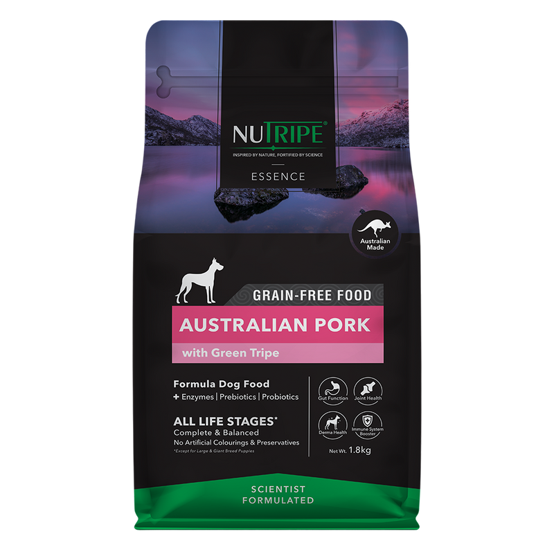 Nutripe Dog Essence Australian Pork with Green Tripe 1.8kg