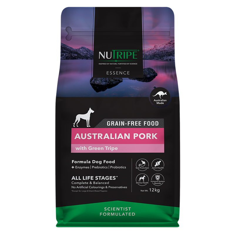 Nutripe Dog Essence Australian Pork with Green Tripe 12kg