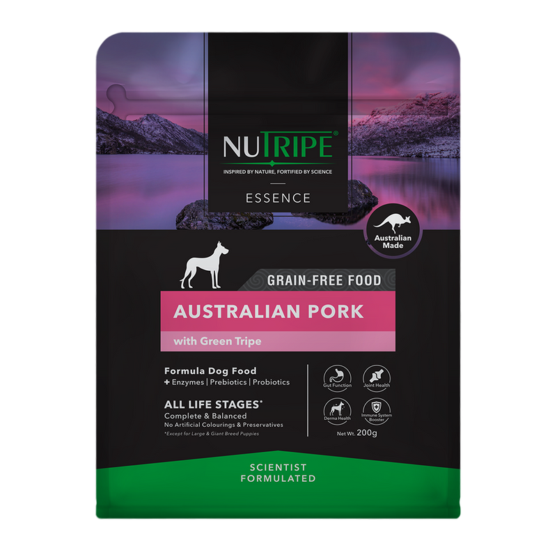 Nutripe Dog Essence Australian Pork with Green Tripe 200g