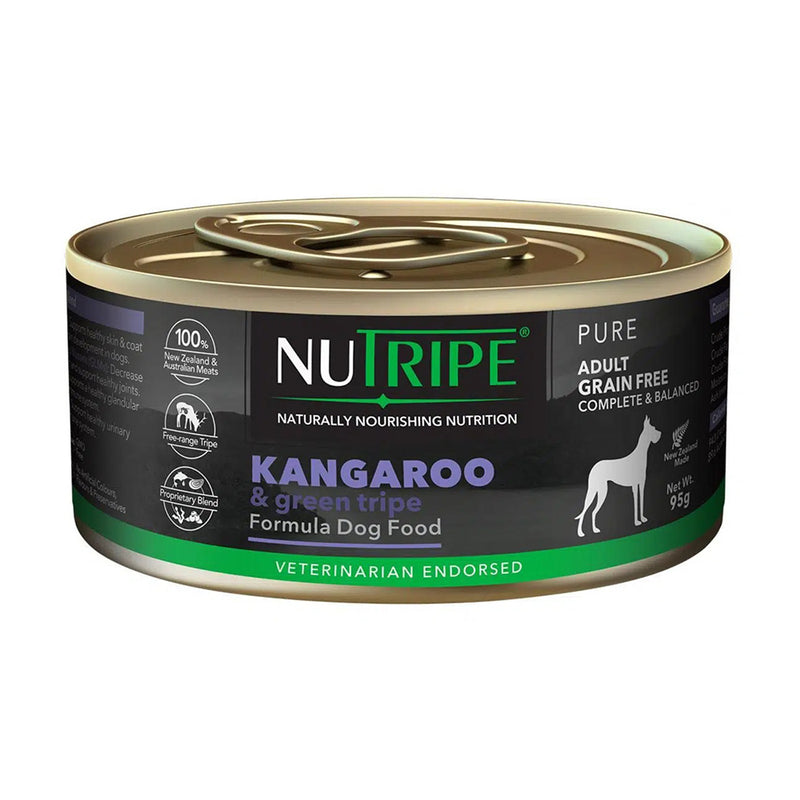 Nutripe Dog Pure Kangaroo & Green Tripe 95g