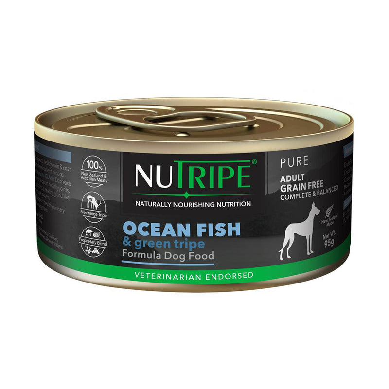 Nutripe Dog Pure Ocean Fish & Green Tripe 95g