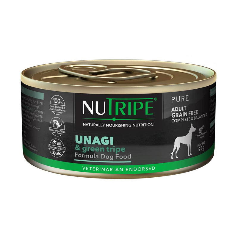 Nutripe Dog Pure Unagi & Green Tripe 95g