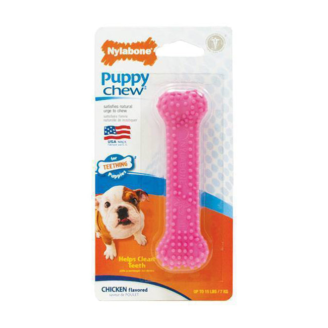 Nylabone Puppy Dental Chew Pink - Petite