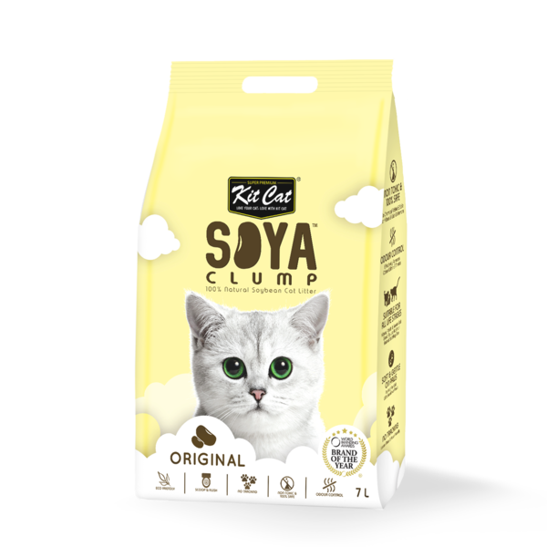 Kitcat Cat Soybean Litter Soya Clump Original 7L