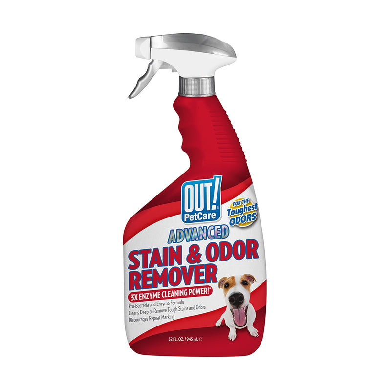OUT! Advanced Stain & Odor Remover for Dogs & Cats 32oz