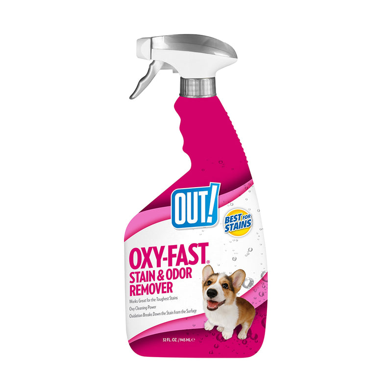 OUT! Oxy-Fast Stain & Odor Remover for Dogs & Cats 32oz