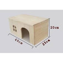 Ohmypet Rabbit Wooden House 40 x 23 x 20cm
