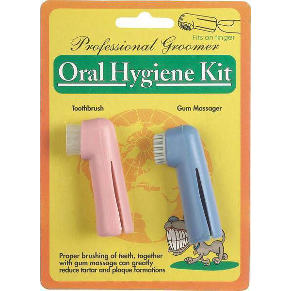 Oral Hygiene Kit Finger Toothbrush & Gum Massager (P535)