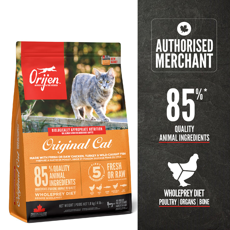 Orijen Whole Prey Diet Original Cat 1.8kg