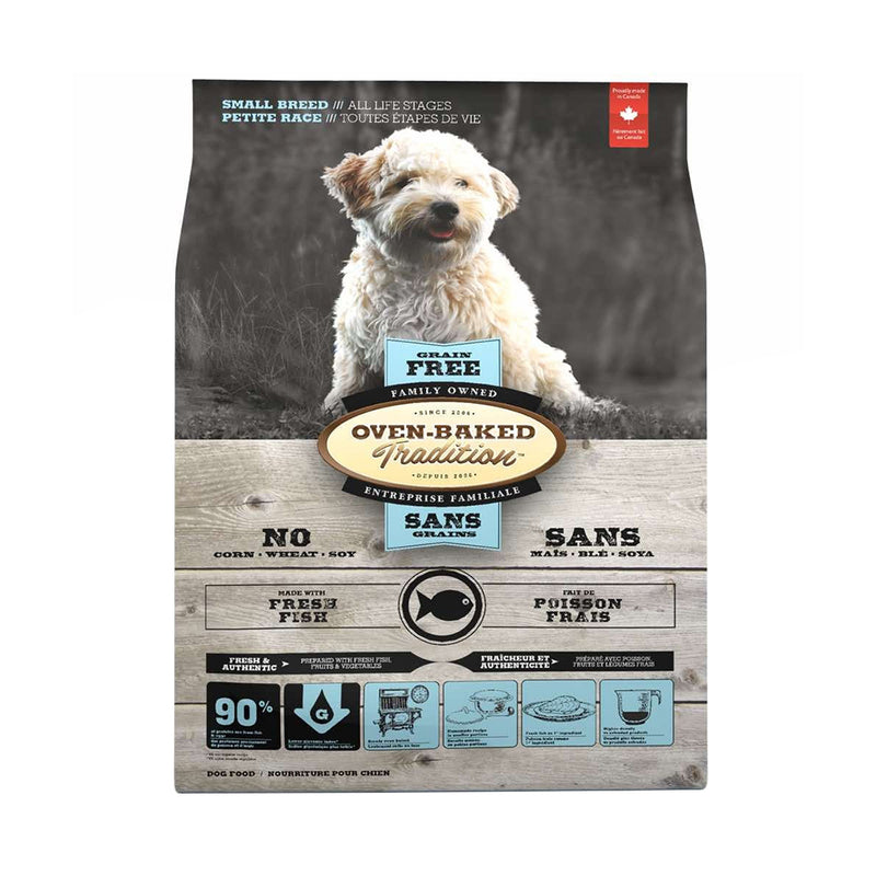 Oven Baked Tradition Dog All Life Stages Grain-Free Fish Small Bites 12.5lb