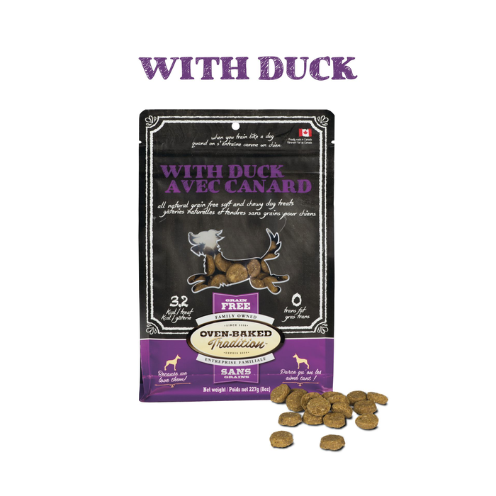 Oven Baked Tradition Dog Treat Grain-Free Duck 8oz