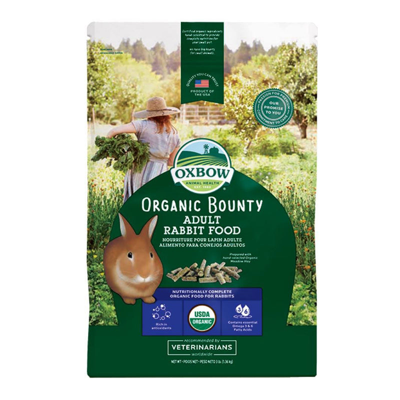Oxbow Organic Bounty - Adult Rabbit Food 3lb