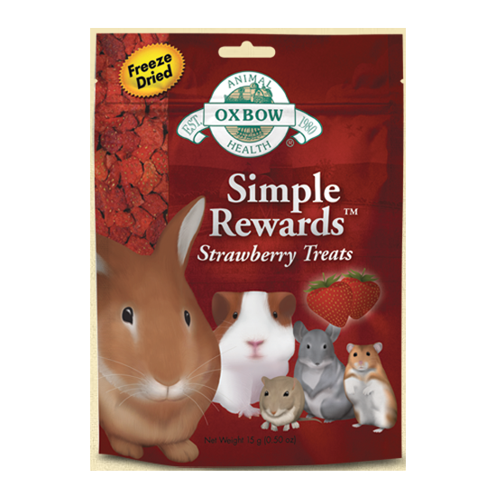 Oxbow Simple Rewards - Strawberry Treats 15g