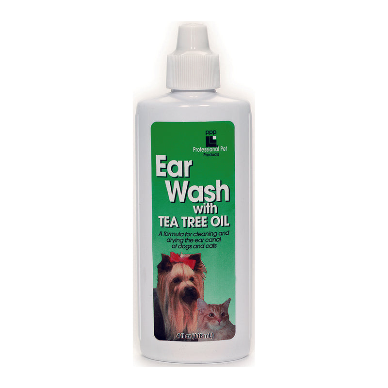 PPP Ear Wash with Tea Tree Oil for Dogs & Cats 4oz