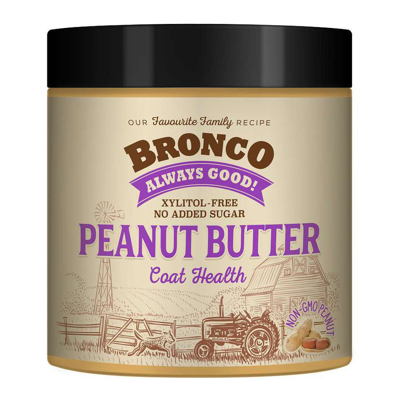 Bronco Dog Peanut Butter Coat Health 250g