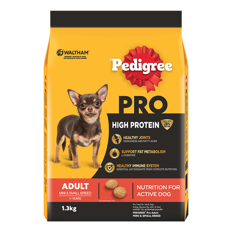 Pedigree Dog Pro High Protein Adult Mini Small Breed