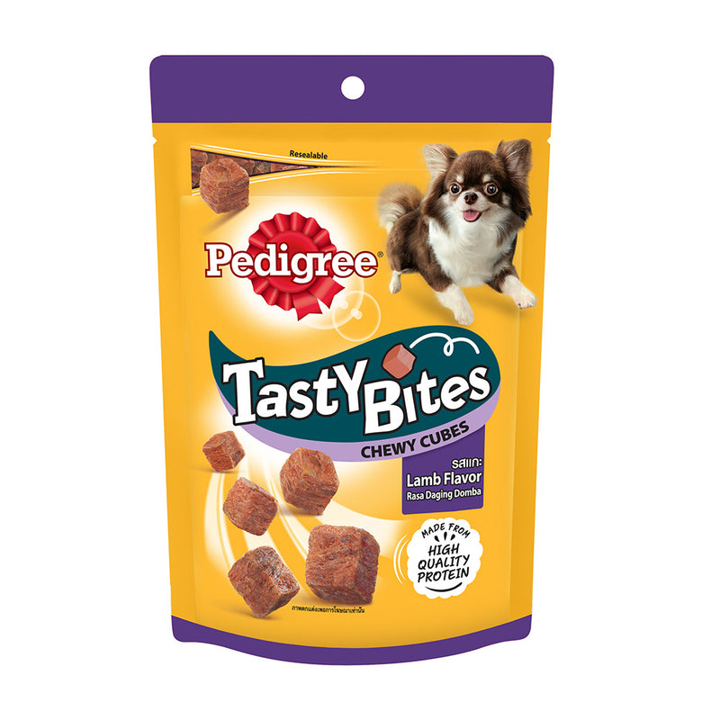 Pedigree TastyBites Chewy Cubes for Dogs Lamb Flavor 50g