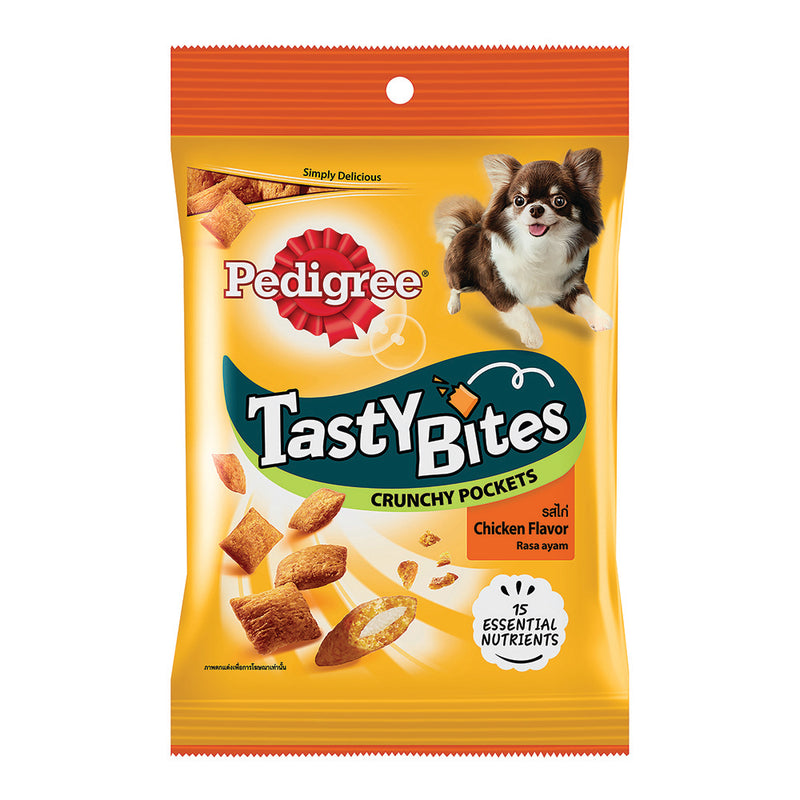 Pedigree TastyBites Crunchy Pockets for Dogs Chicken Flavor 60g