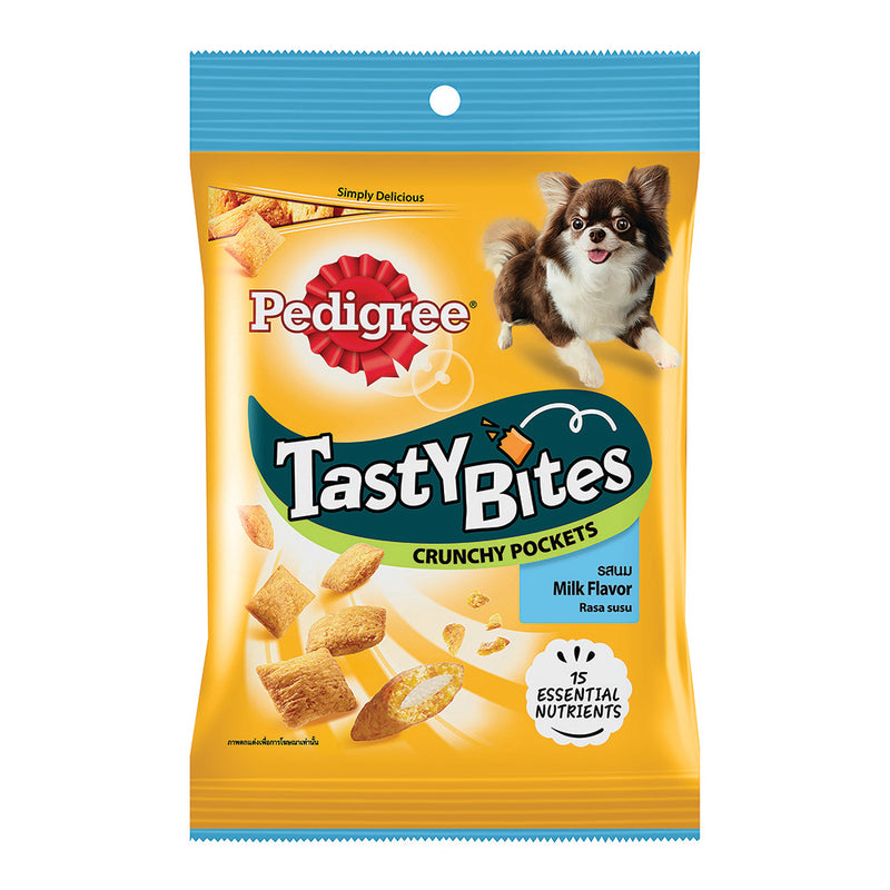 Pedigree TastyBites Crunchy Pockets for Dogs Milk Flavor 60g