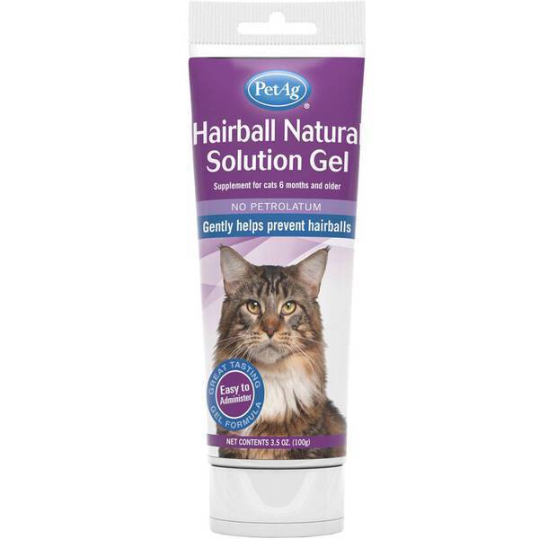 PetAg Cat Hairball Natural Solution Gel 3.5oz
