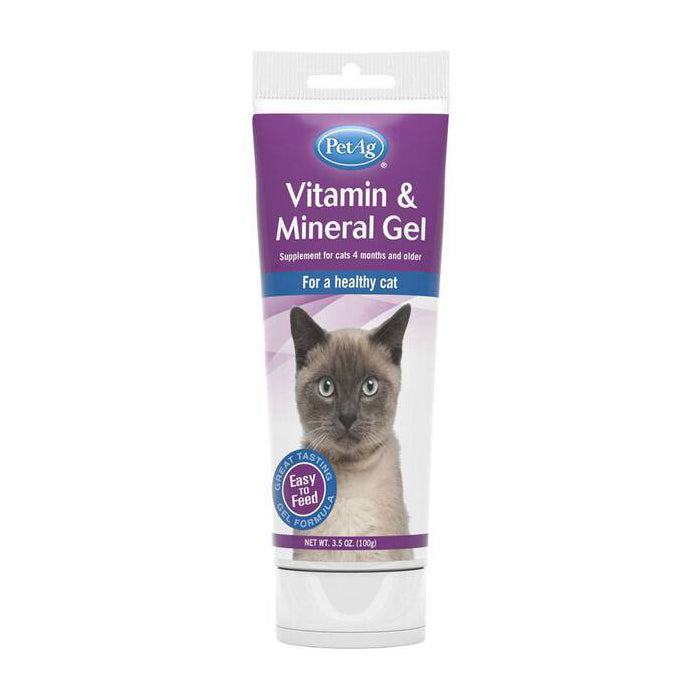 PetAg Cat Vitamin & Mineral Gel 3.5oz