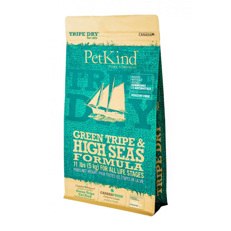 PetKind Cat Green Tripe & High Seas 11lb