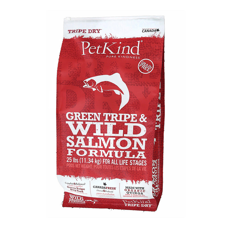PetKind Dog Wild Salmon & Tripe All Life Stages 25lbs
