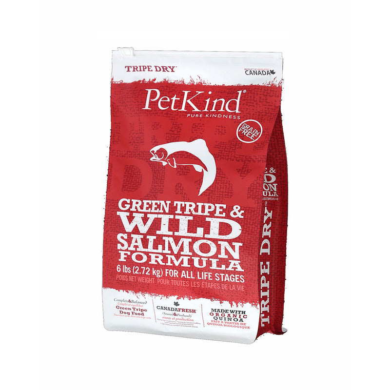 PetKind Dog Wild Salmon & Tripe All Life Stages 6lbs / 2.72kg