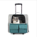 Pet Trolley Bag Turquoise W40cm x D25cm x H38cm (725011)
