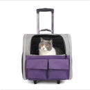 Pet Trolley Bag Purple W40cm x D25cm x H38cm (725011)