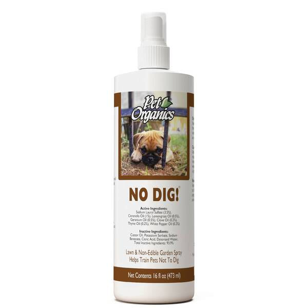 NaturVet Pet Organics Training Aid No Dig! Lawn & Yard Spray for Pets 16oz