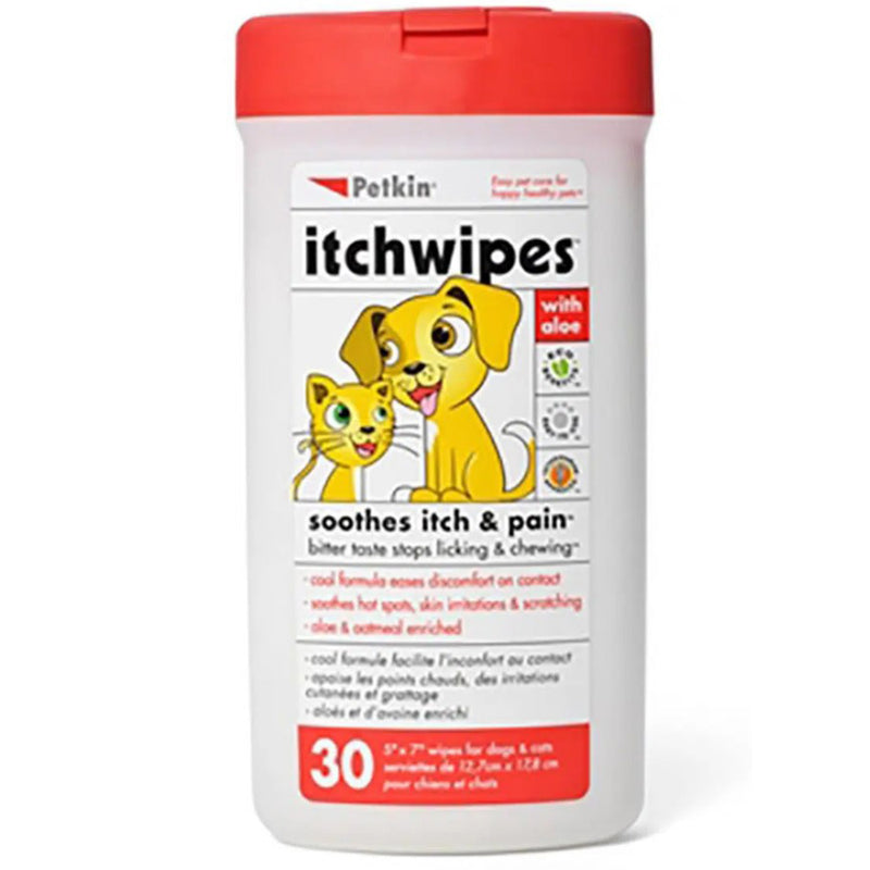 Petkin Itchwipes with Aloe 30pcs