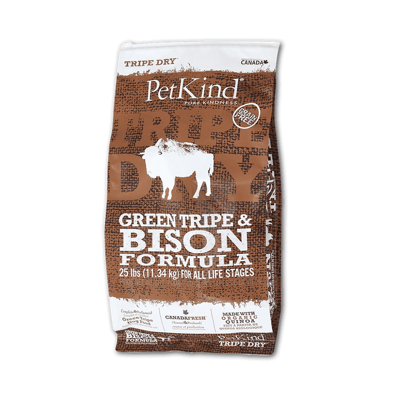 Petkind Dog Bison Tripe All Life Stages 25lb