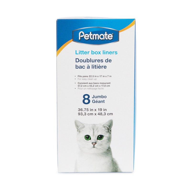 Petmate Litter Box Liner Jumbo 8pcs