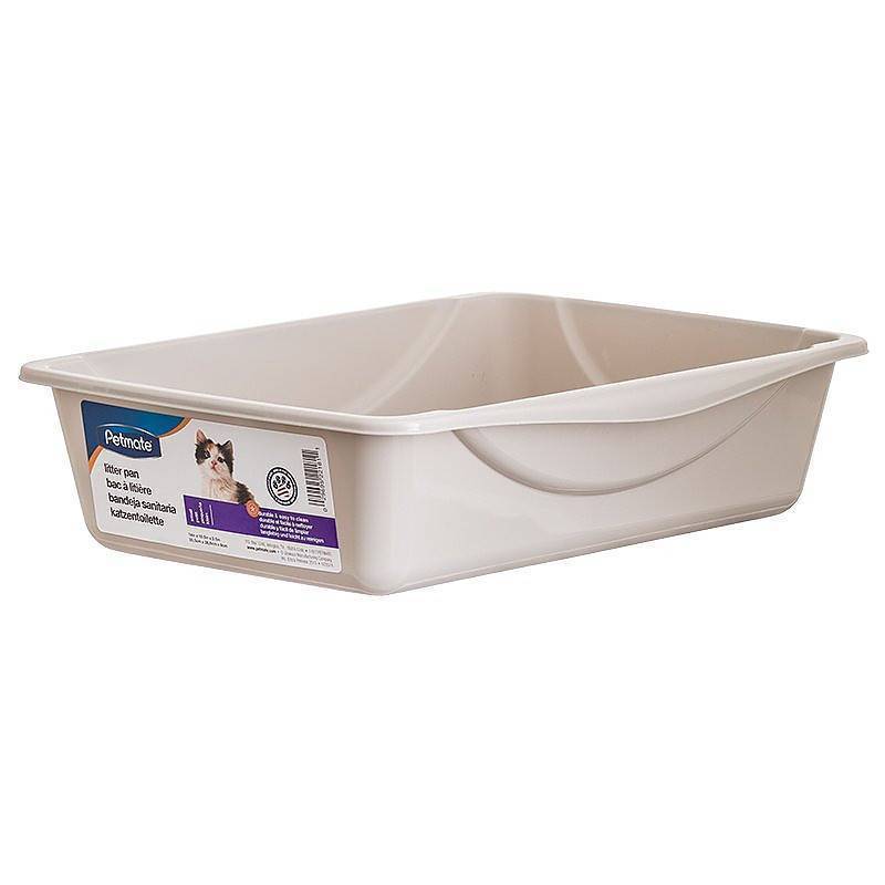 Petmate Litter Pan Small 14"L x 10.5"W x 3.5"H