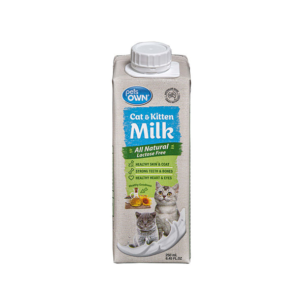 Pets Own Cat Kitten Milk Lactose Free 250ml